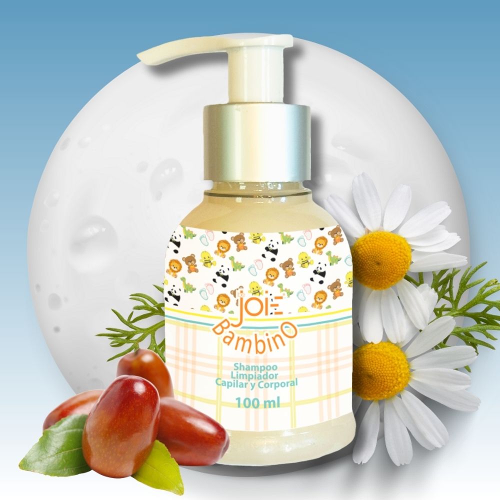 Bambino Shampoo Limpiador Suave para Cuerpo y Cabello de Bebé