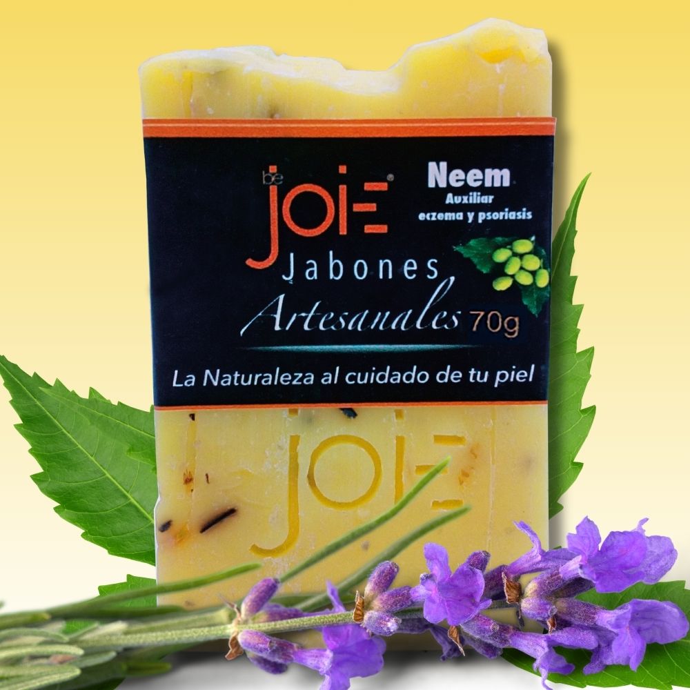 Jabon de Neem y Lavanda Auxiliar Para Hongos, Eczema y Psoriasis