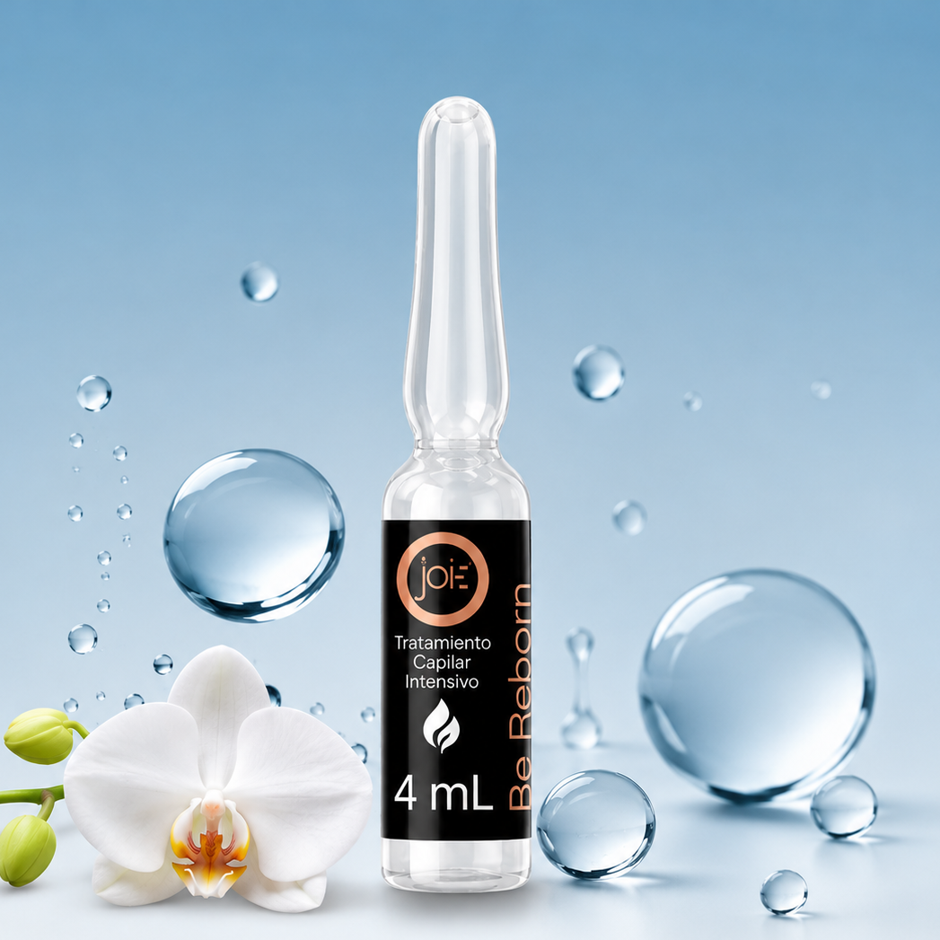 Be Reborn 5 Ampolletas de 4ml c/u Tratamiento Natural Capilar Anti-Caída en Ampolletas