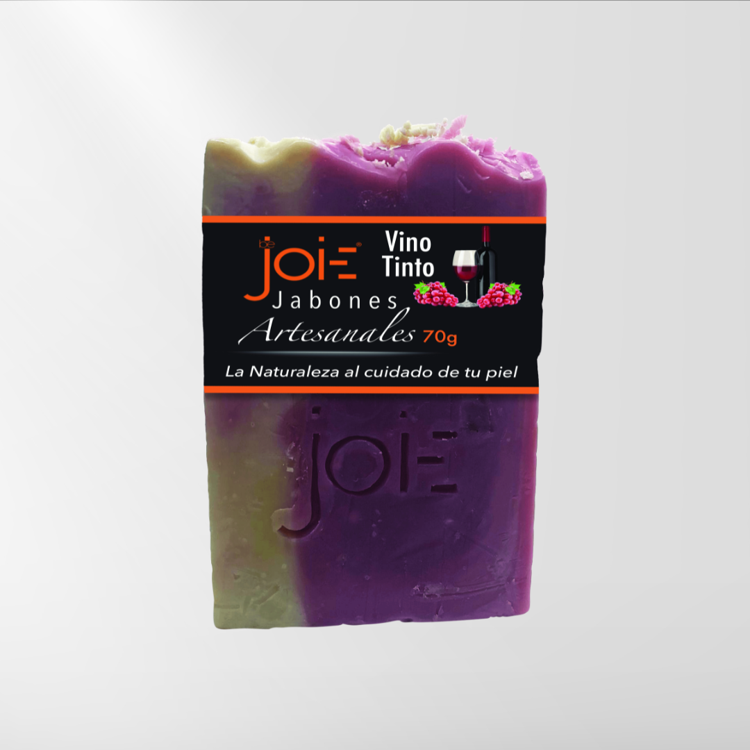 Jabon de Vino Tinto Antioxidante y Rejuvenecedor