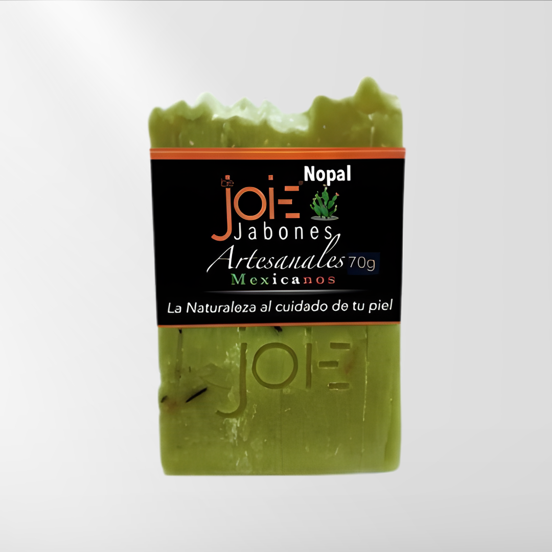 Jabón Mexicano De Nopal Con La Frescura De Yerbabuena